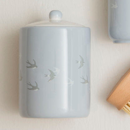 Light Blue Bird Design Canister | Swift