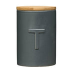 Dark Grey Tea Canister | Fenwick