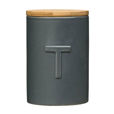 Dark Grey Tea Canister | Fenwick