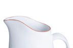 Terracotta White Glazed Pitcher | Calisto