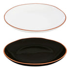 Terracotta White Glazed Dinner Plate | Calisto