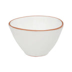 Terracotta White Glazed Cereal Bowl | Calisto