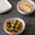 Terracotta Set of 2 White Glazed Mini Bowls | Calisto