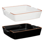 Terracotta White Glazed Oven to Table Dish | Calisto