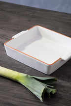 Terracotta White Glazed Oven to Table Dish | Calisto