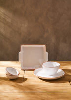Terracotta White Glazed Oven to Table Dish | Calisto