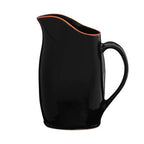Terracotta Black Glazed Pitcher | Calisto