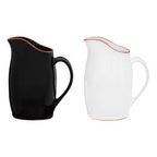 Terracotta Black Glazed Pitcher | Calisto