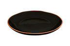 Black Glazed Terracotta Dinner Plate | Calisto