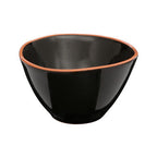 Black Glazed Terracotta Cereal Bowl | Calisto