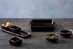 Terracotta Black Glazed Oven to Table Dish | Calisto