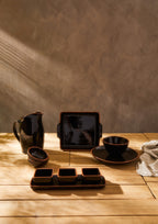 Terracotta Black Glazed Oven to Table Dish | Calisto