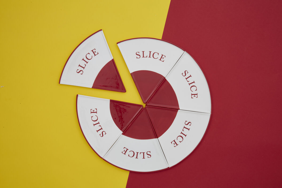 Pizza 6 Slice Plates | Hollywood