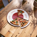 Pizza 6 Slice Plates | Hollywood