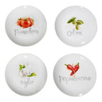 Set of Four Antipasti Plates | Italia