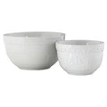 White Set of Two Mixing Bowls | Gigi