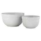 White Set of Two Mixing Bowls | Gigi