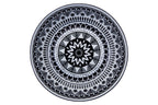 12 Piece Black and White Dinner Set | Maya