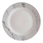 16 Piece White and Grey Marble Design Dinner Set | Avie