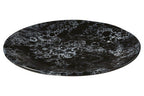 Black Marble Effect Dinner Plate | Hygge