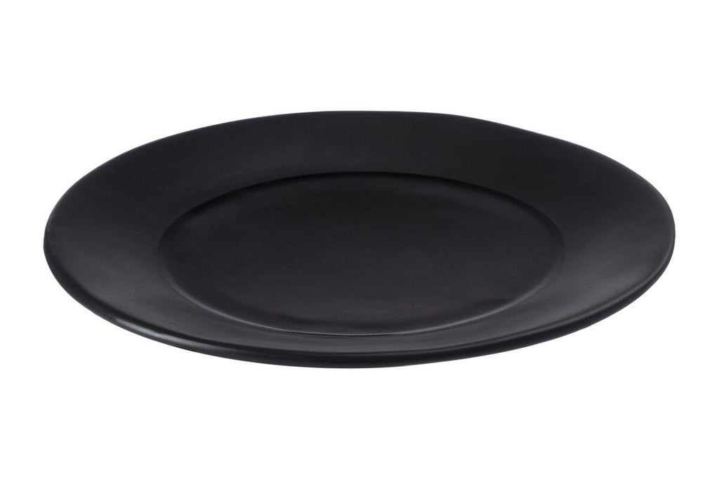Black Stoneware Dinner Plate | Hygge