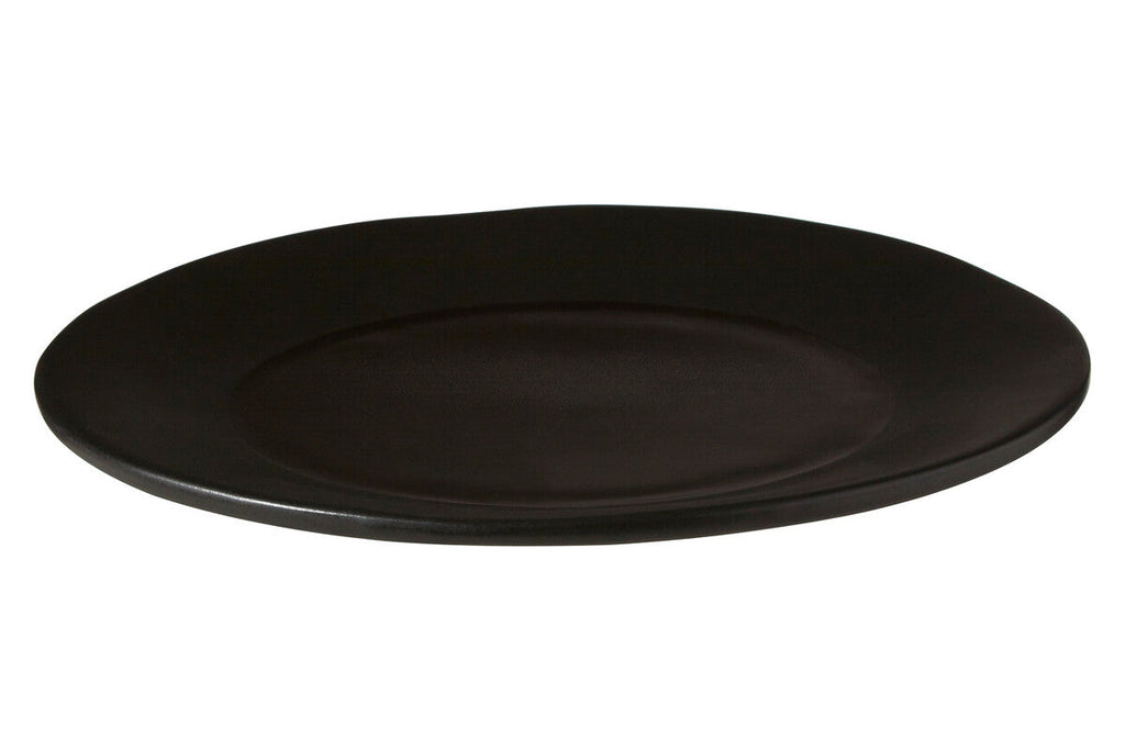 Black Stoneware Dinner Plate | Hygge