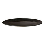 Black Stoneware Pizza Plate | Hygge