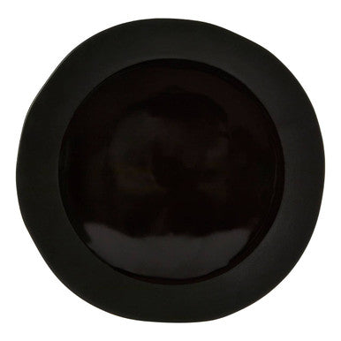 Black Stoneware Pizza Plate | Hygge