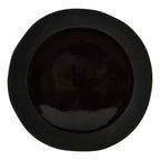 Black Stoneware Pizza Plate | Hygge