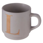 Grey Monogram Mug L | Signet