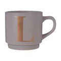 Grey Monogram Mug L | Signet