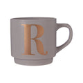 Grey Monogram Mug R | Signet