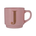 Pink Monogram Mug J | Signet