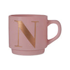 Pink Monogram Mug N | Signet