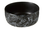 Black Faux Marble Bowl | Hygge