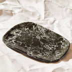 Small Black Marble Effect Serving Platter | Hygge