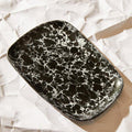 Large Black Marble Effect Serving Platter | Hygge