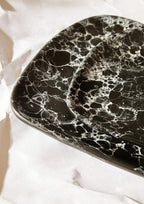 Large Black Marble Effect Serving Platter | Hygge