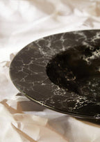 Black Marble Effect Pasta Bowl | Hygge
