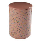 Large Pink Terrazzo Storage Canister | Yuki