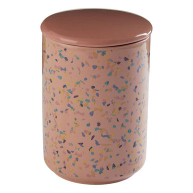 Large Pink Terrazzo Storage Canister | Yuki