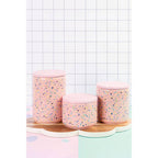 Large Pink Terrazzo Storage Canister | Yuki