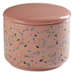 Small Pink Terrazzo Storage Canister | Yuki