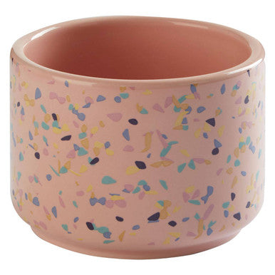 Small Pink Terrazzo Storage Canister | Yuki