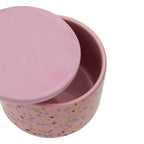 Small Pink Terrazzo Storage Canister | Yuki
