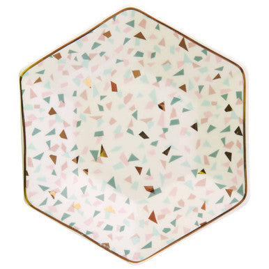 Terrazzo Pattern Dinner Plate | Yuki