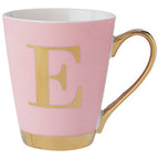 Pink Monogram Mug E | Frosted Deco