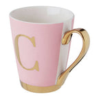 Pink Monogram Mug C | Frosted Deco