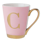 Pink Monogram Mug C | Frosted Deco