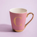 Pink Monogram Mug C | Frosted Deco